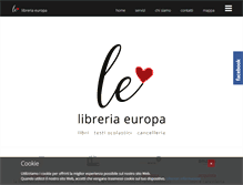 Tablet Screenshot of libreria-europa.it